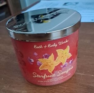 NEW Starfruit Sangria 3-Wick Candle Bath & Body Works